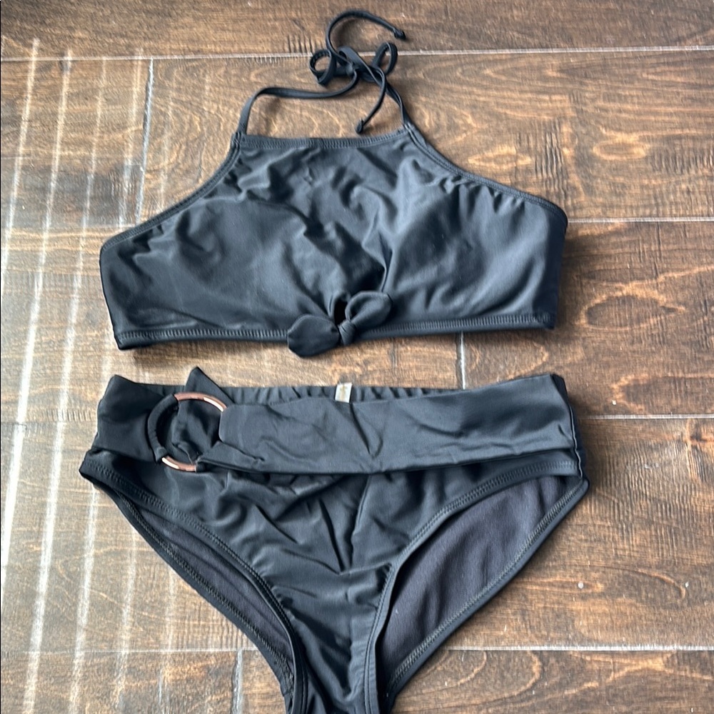 Black Women's Swimwear Set